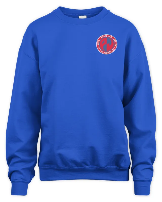 New Pearl Jam Boston Merch Fenway Park #33 Sweatshirt