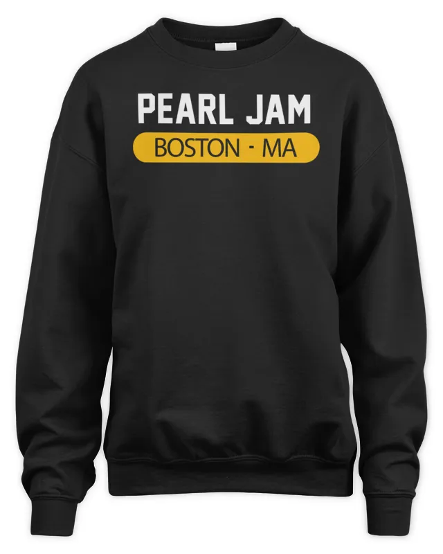 Pearl Jam Boston Merch Pearl Jam Terrier Sweatshirt