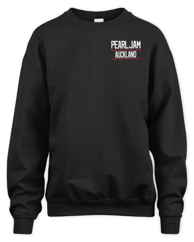 New Pearl Jam Official Merch Store Auckland Tour Sweatshirt