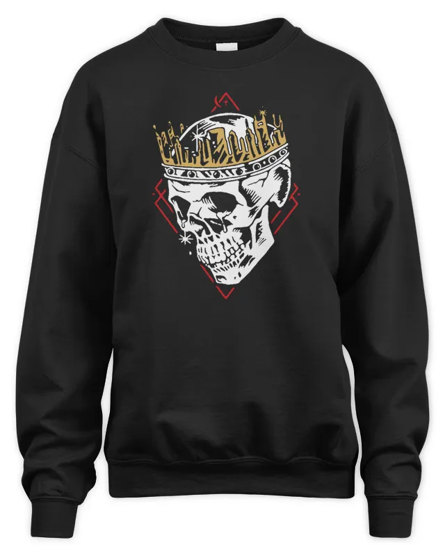 Jelly Roll Merch Crown Skull Hockey Bubba #41 Sweatshirt