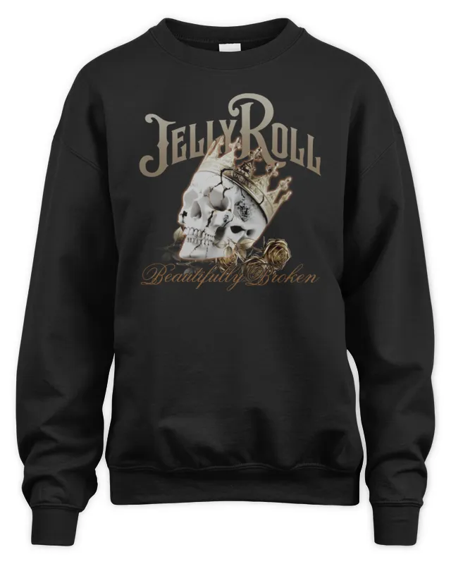 Jelly Roll Merch Beautifully Broken Sweatshirt