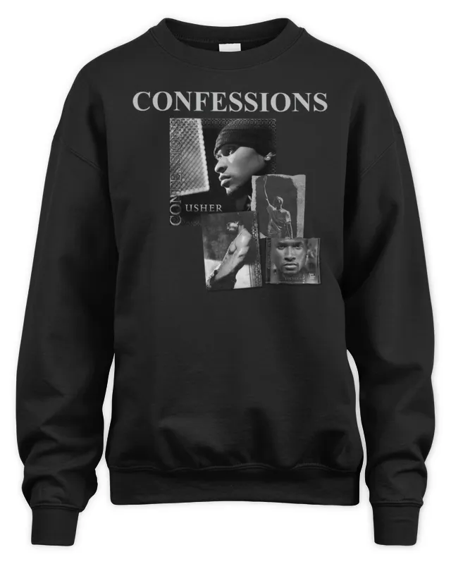 Shop Usher Merch Usher Confessions Sweatshirt