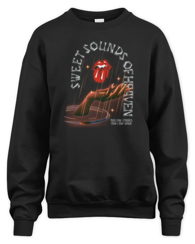 Rolling Stones And Lady Gaga Sweet Sounds Monster Paw Sweatshirt