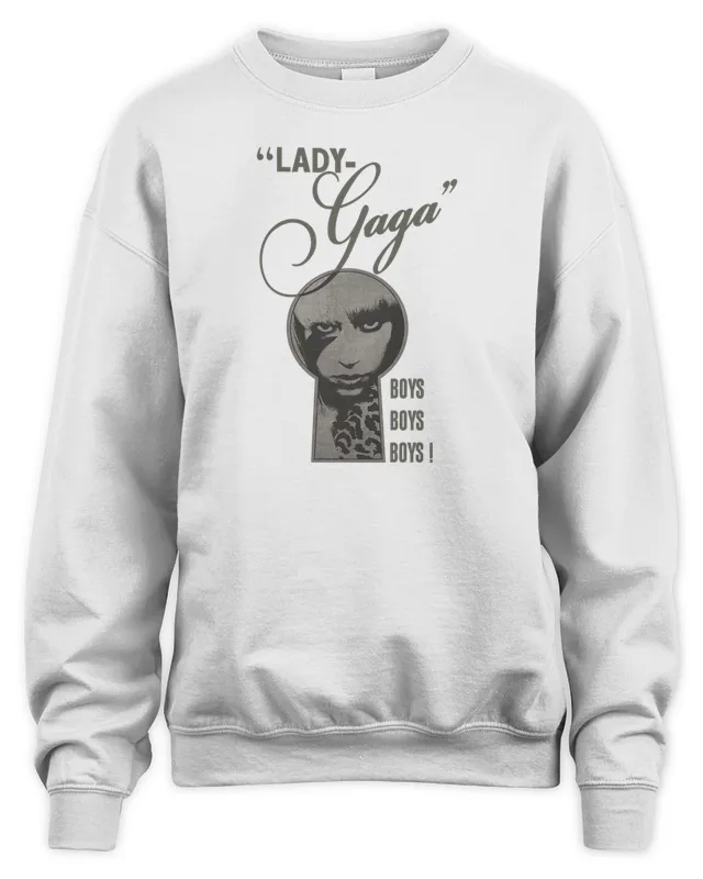 Lady Gaga Merch Keyhole Boys Sweatshirt