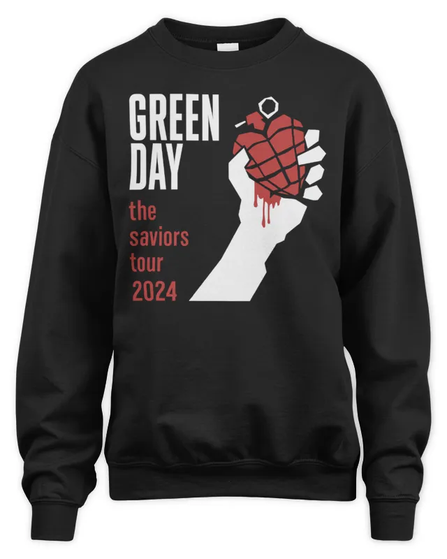 Green Day Tour Merch American Idiot Tour Sweatshirt