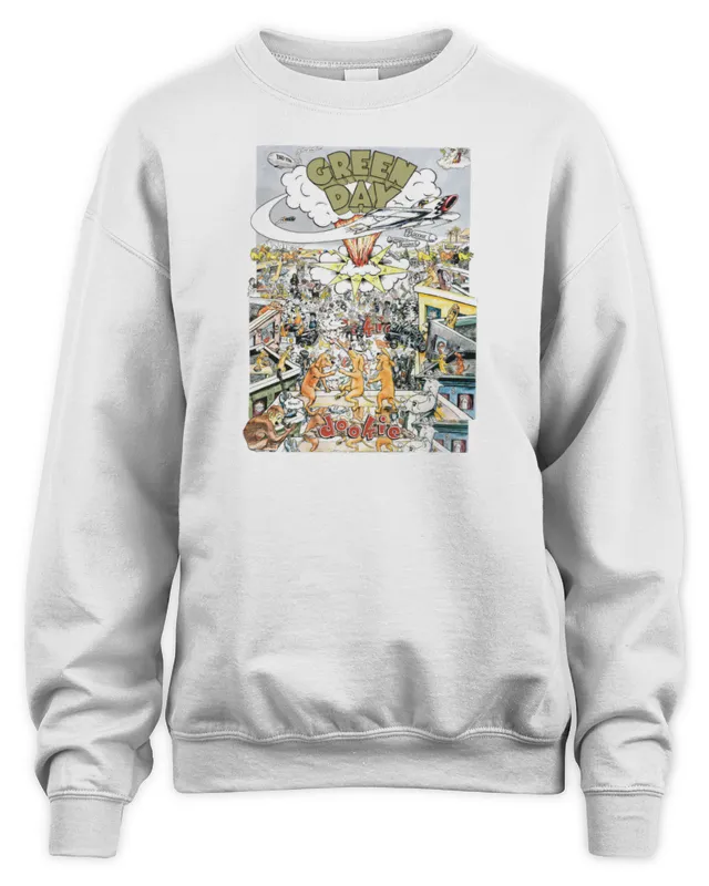 Green Day Band Merch Dookie Sweatshirt