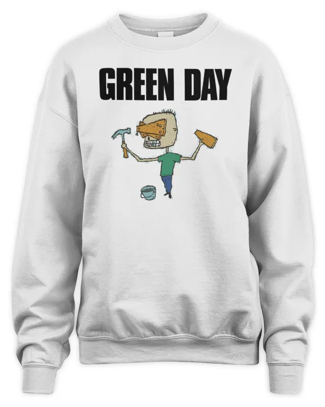 Green Day Merchandise Nimrod Blindfold Sweatshirt