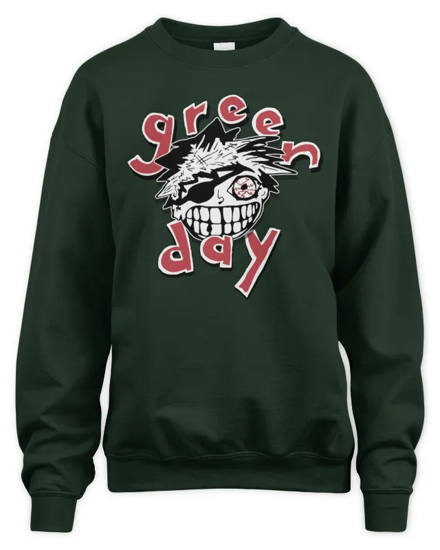Green Day Saviors Tour Merch Dookie Bastard Tour Sweatshirt