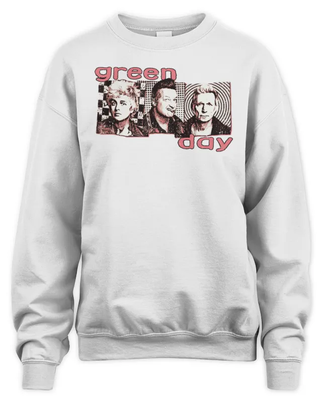 New Green Day Band Merch Summer Photo Sweatshirt