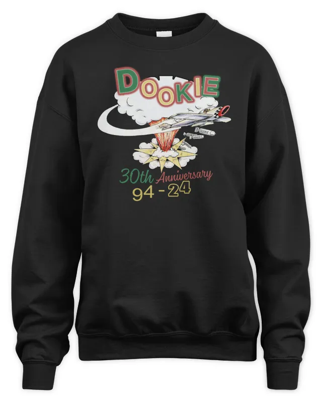 Green Day Merch Dookie 30th Explosion Logo Sweatshirt