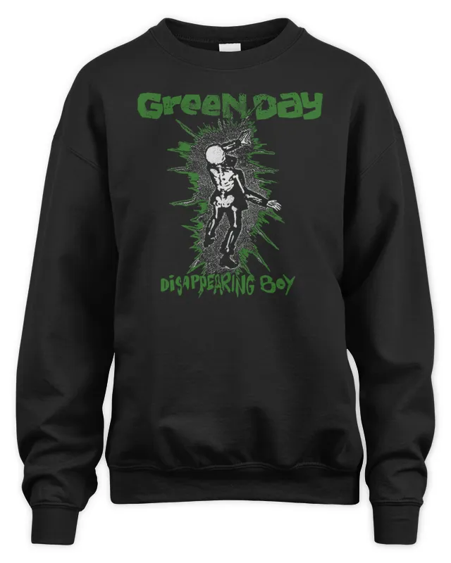 Green Day Merch Store Disappearing Boy Sweatshirt
