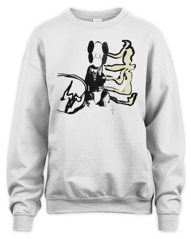 New Travis Scott Cactus Jack + Kaws For Fragment Sweatshirt
