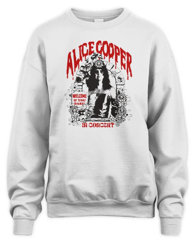 New Alice Cooper Apparel Alice Cooper If You Dare Sweatshirt