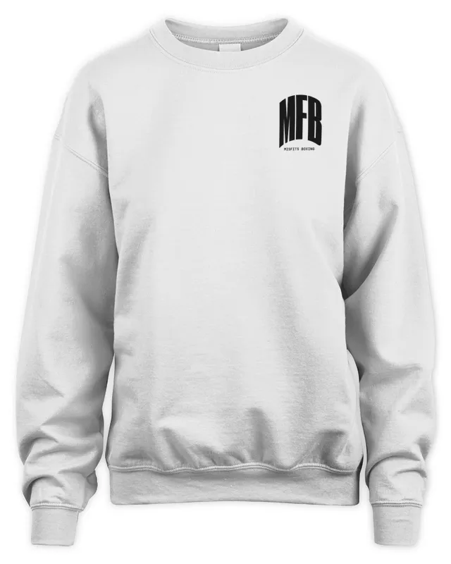 New Misfits Boxing Merch Mfb Arched Logo Sweatshirt