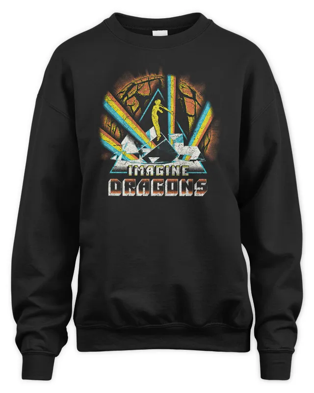 New Imagine Dragons Merch Store Vintage Graphic Sweatshirt