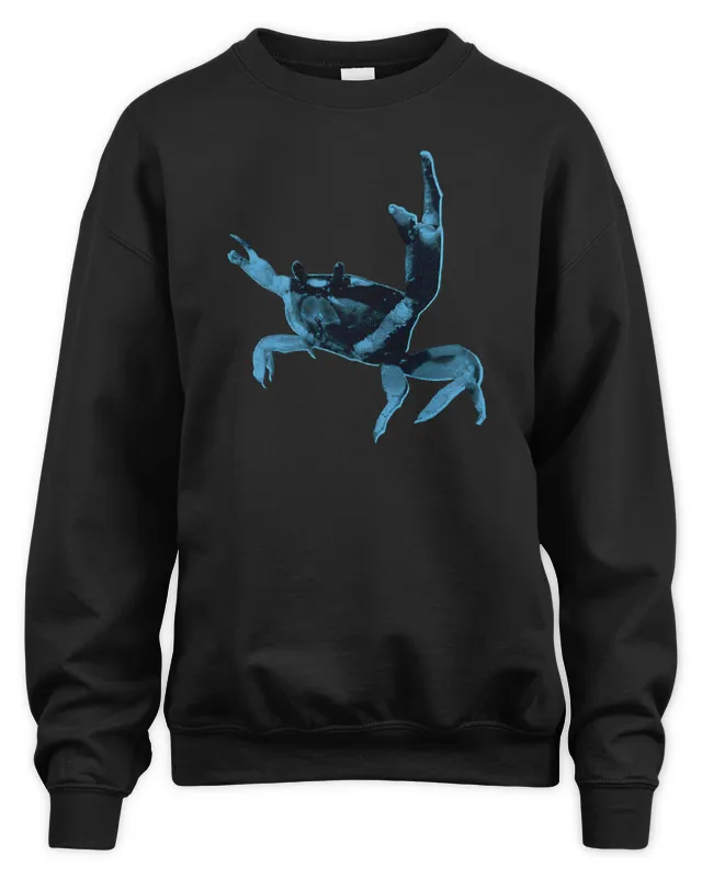 New The Prodigy Merch Blue Neon Crab Sweatshirt