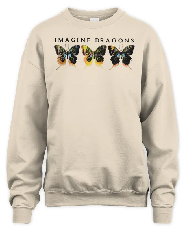 New Imagine Dragons Official Store Loom Butterfly Sweatshirt