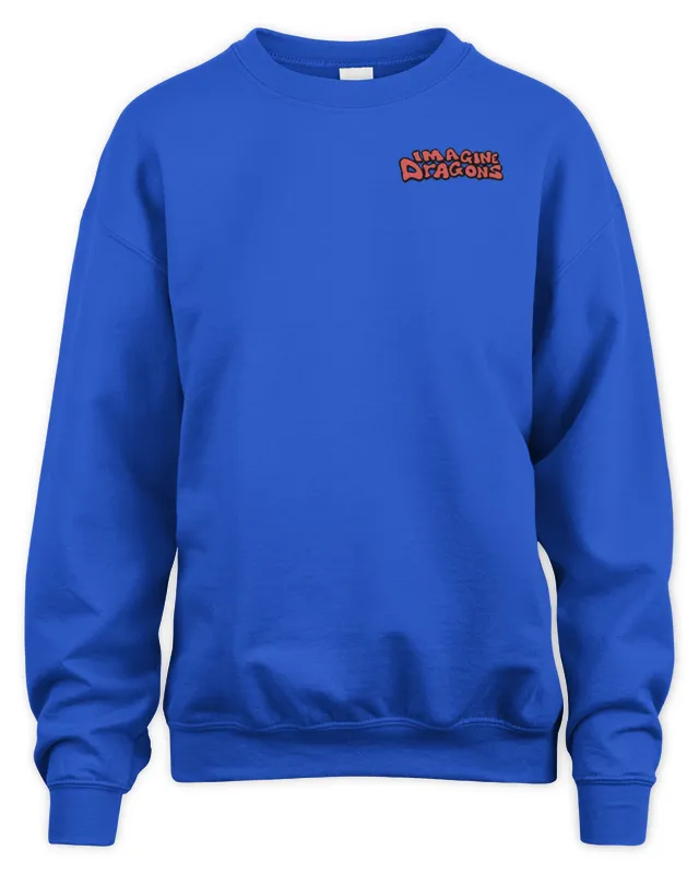 New Imagine Dragons Merch Live In Vegas Text And Graphic Sweatshirt