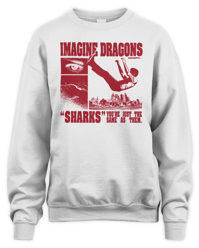 New Imagine Dragons Merch Sharks Sweatshirt