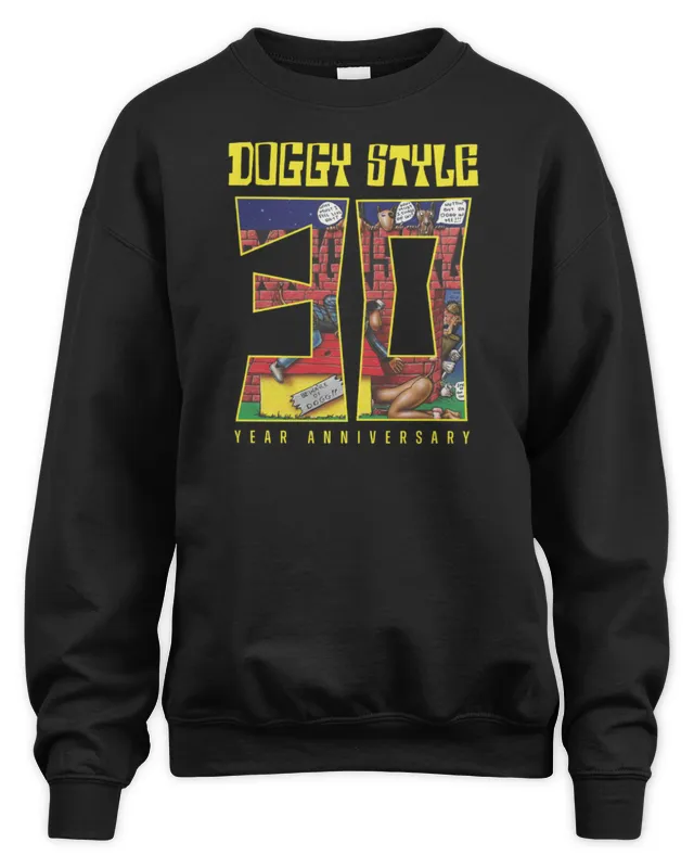 New Snoop Dogg Merch Doggystyle 30 Year Anniversary Sweatshirt