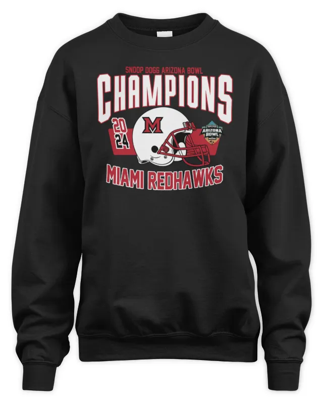 New Miami Redhawks Snoop Dogg Arizona Bowl Champions Sweatshirt
