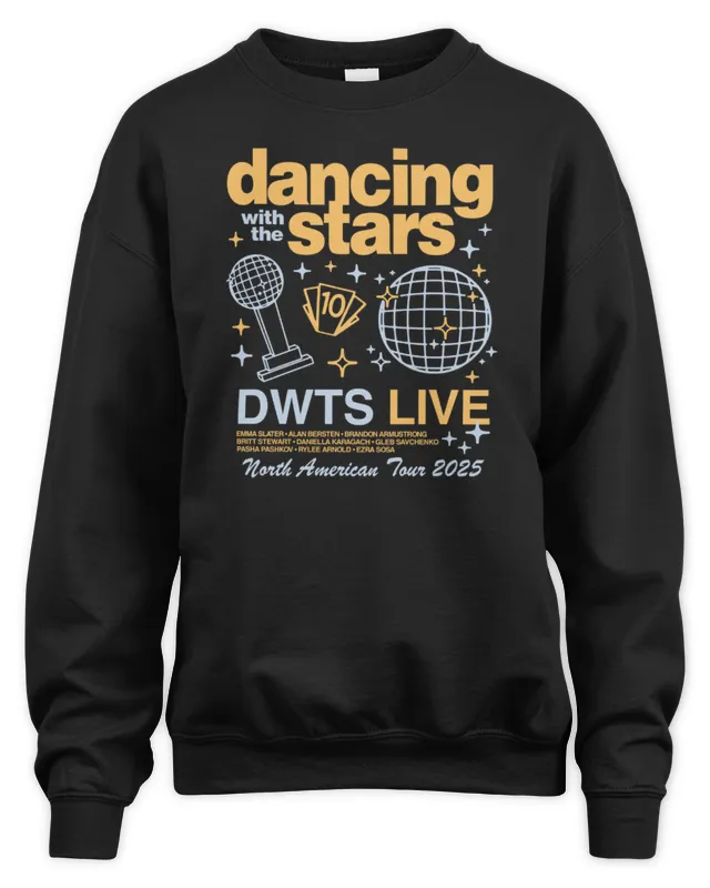 New Dwts Tour Merch Dancing With The Stars Live 2025 Event Sweatshirt
