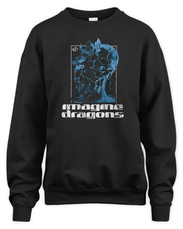 New Imagine Dragons Merch Melting Skull Sweatshirt