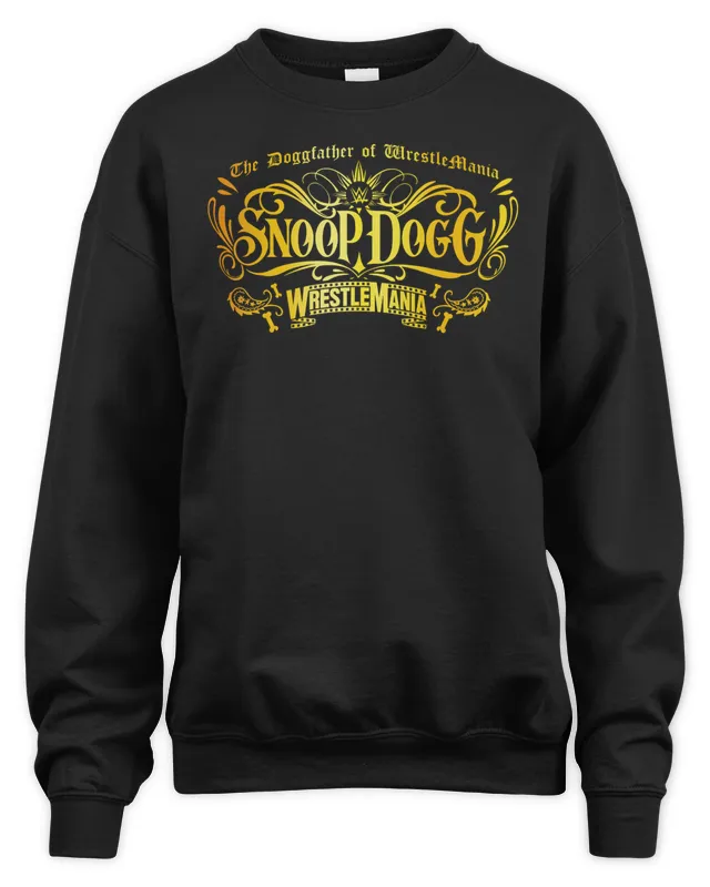New WrestleMania 39 X Snoop Dogg Doggfather Sweatshirt