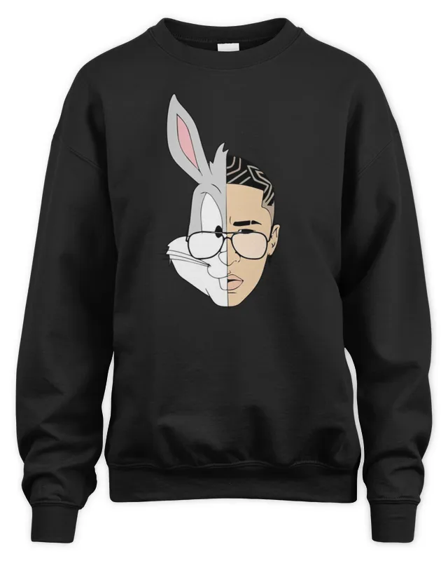 Bad Bunny Merch Bunny Logo Sweatshirt
