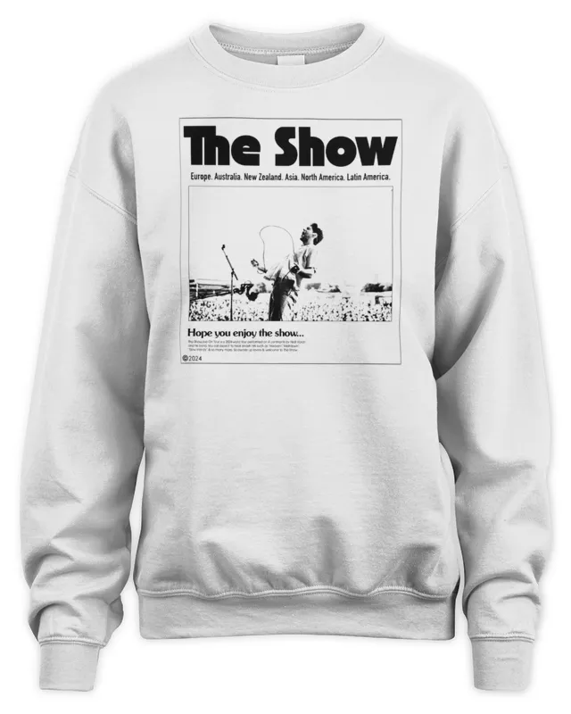 Niall Horan Merch Store The Show Photo Dates Sweatshirt