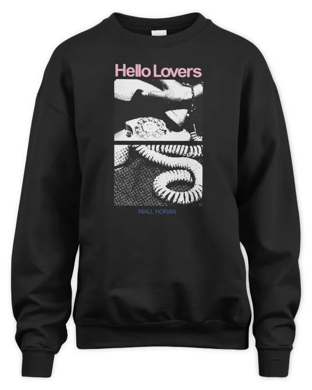 Store Niallhoran Hello Lovers Black Sweatshirt