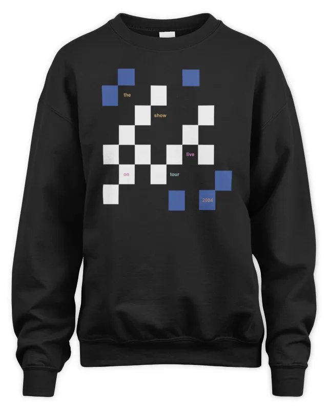 Niall Horan Us Store The Show Live On Tour Checkered Sweatshirt