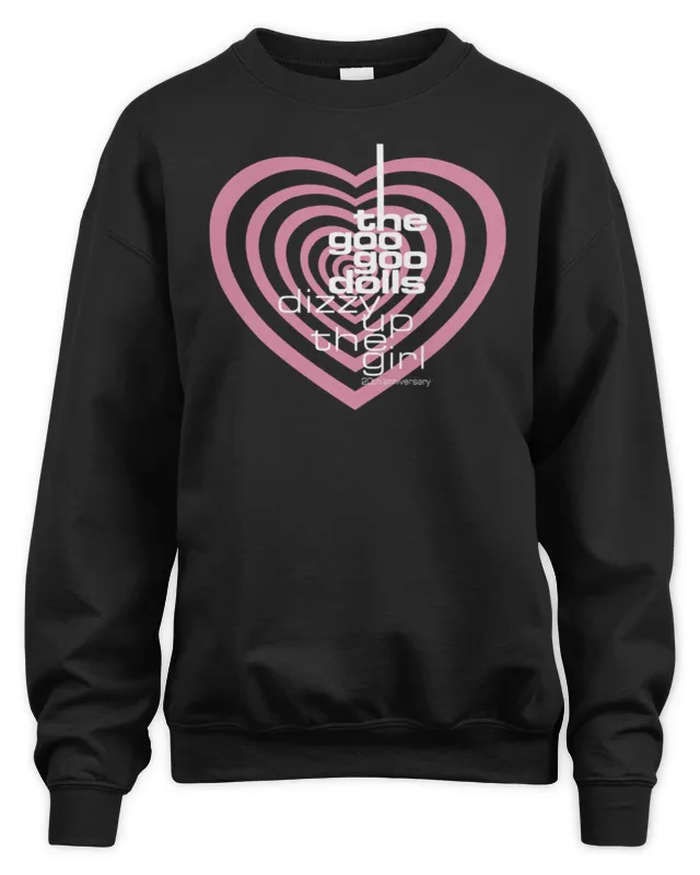 Goo Goo Dolls Official Merch Repeating Hearts Sweatshirt