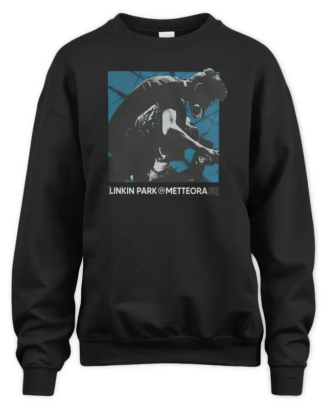 Spray Box Washed Linkin Park Black Unisex Sweatshirt