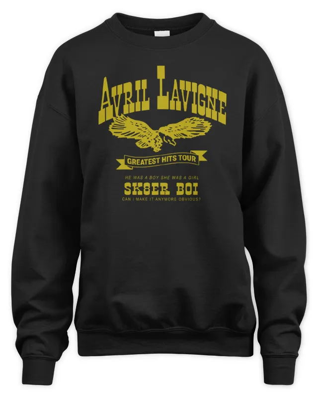 Avril Lavigne Merch Sk8Er Boi Sweatshirt