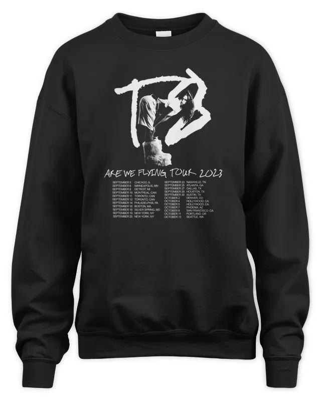 New Tate Mcrae Tour Merch Are We Flying Tour Poster Sweatshirt