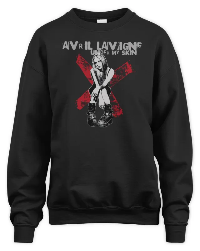 Avril Lavigne Tour Merch Under My Skin 20th Anniversary Sweatshirt