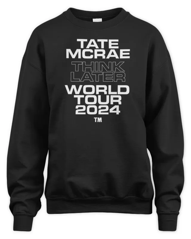New Tate Mcrae Merch T8 World Tour Sweatshirt