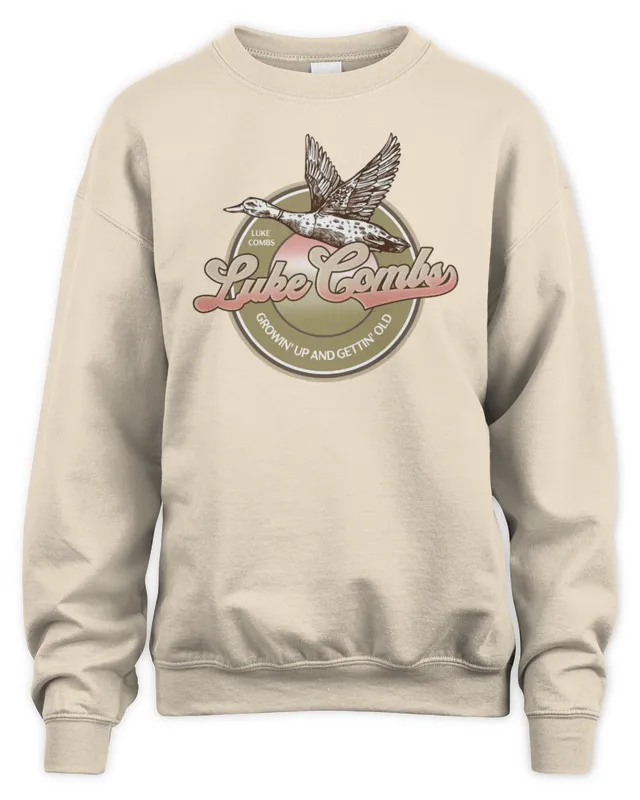 New Luke Combs Tour Merch Growin’ Up And Gettin’ Old Tour Sweatshirt