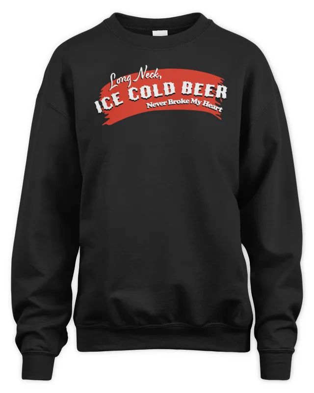 New Luke Combs Merch Beer Never Broke My Heart Tour Sweatshirt