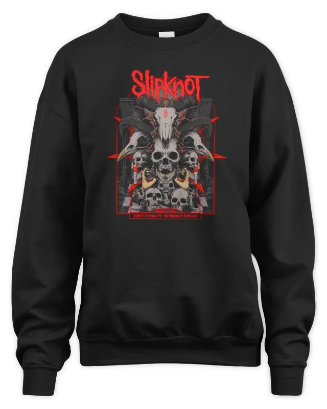 New Slipknot Merch Store Tour Burgettstown Sweatshirt