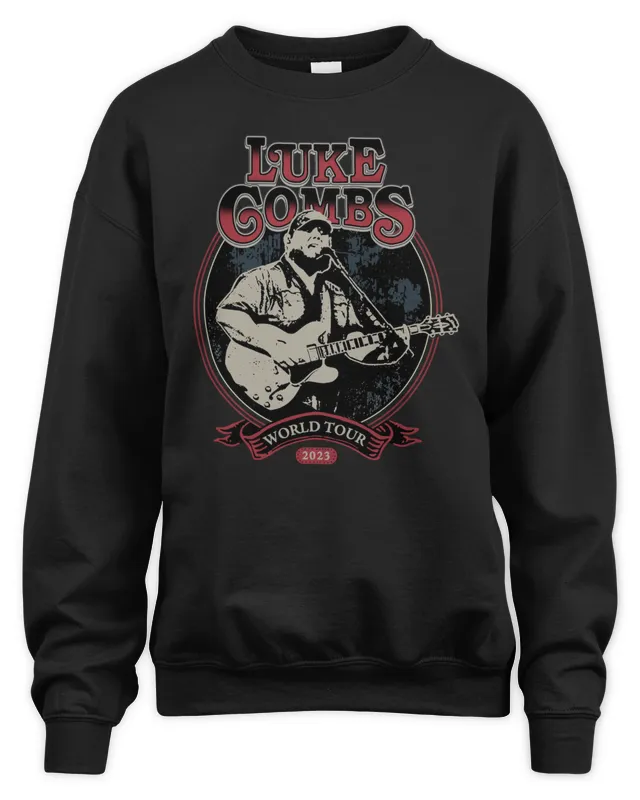 Luke Combs Merch World Tour Photo Sweatshirt