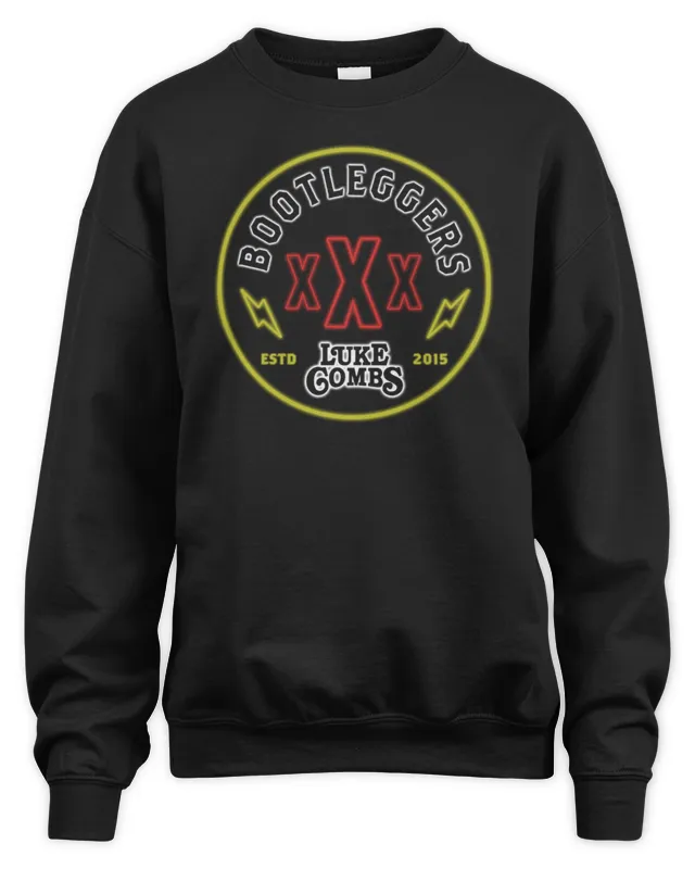 New Official Luke Combs Merch Bootleggers Logo Sweatshirt