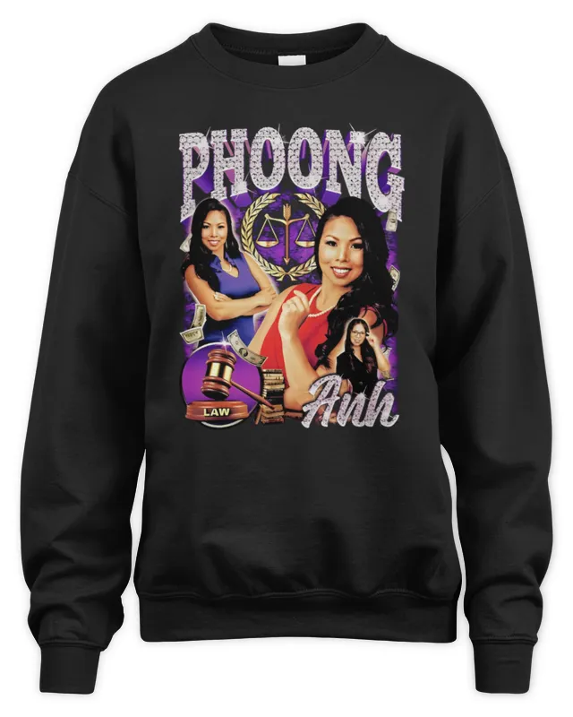 New Bay Area Anh Phoong Black Sweatshirt