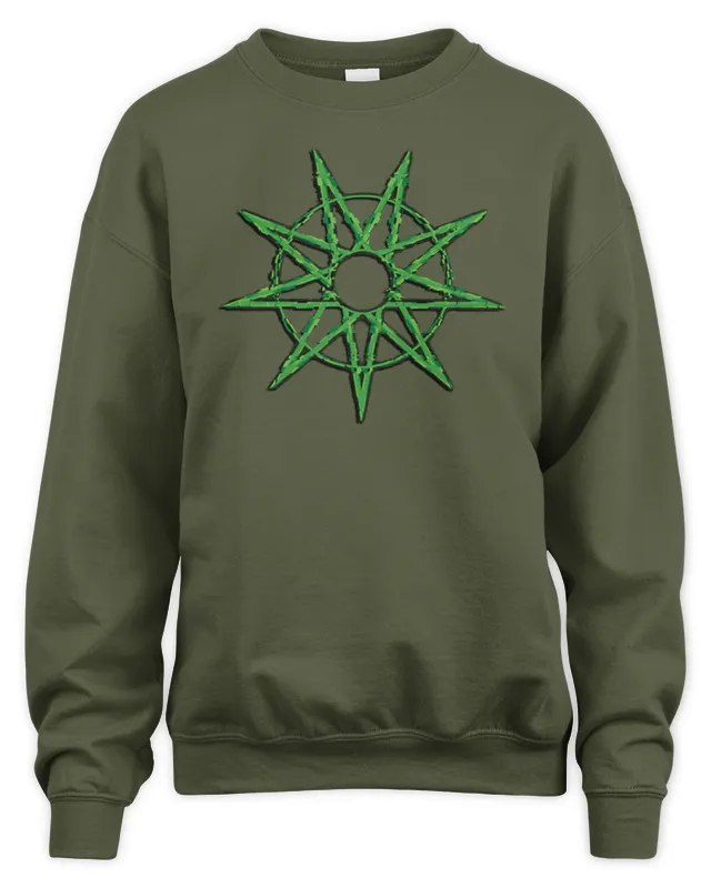 New Slipknot Merch Store 9-Point Star Logo Sweatshirt