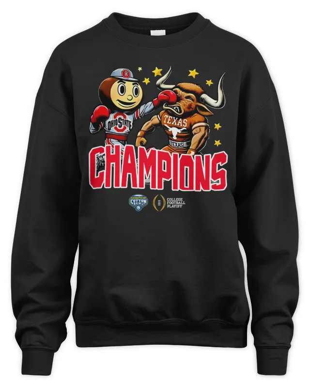 New Ohio State Buckeyes Beats Texas Longhorns Mascot Goodyear Cotton Bowl 2025 CFP On Jan 10th 2025 At Arlington Texas Sweatshirt