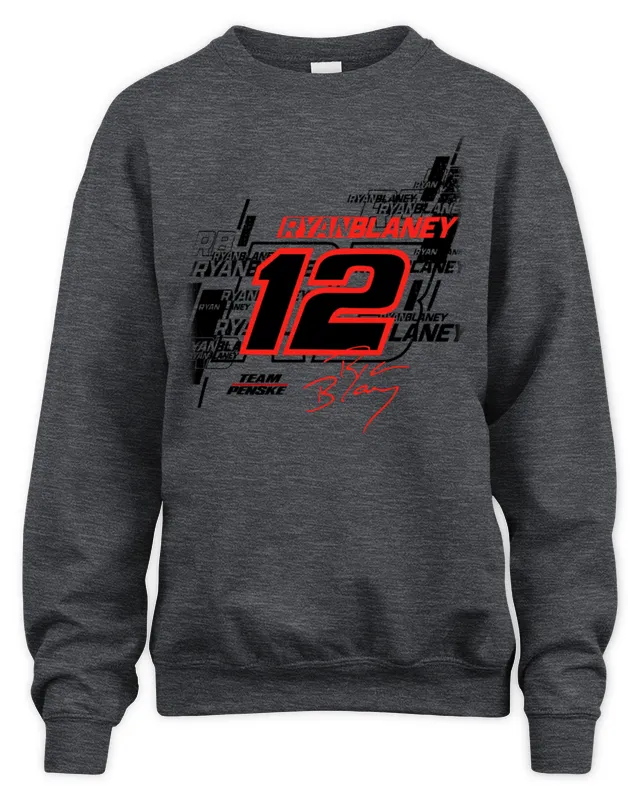 New Ryan Blaney Merch Team Penske Lifestyle Signature 2025 Sweatshirt