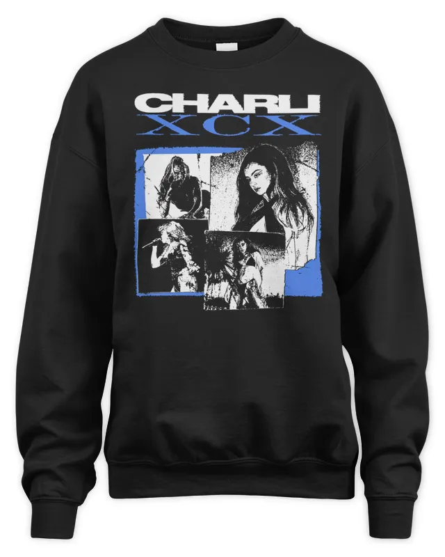 New Eaten By Worms Merch Crash Charli XCX Photo Sweatshirt