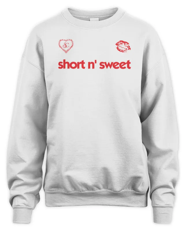 Sabrina Carpenter Merch Short N' Sweet Soccer Sweatshirt