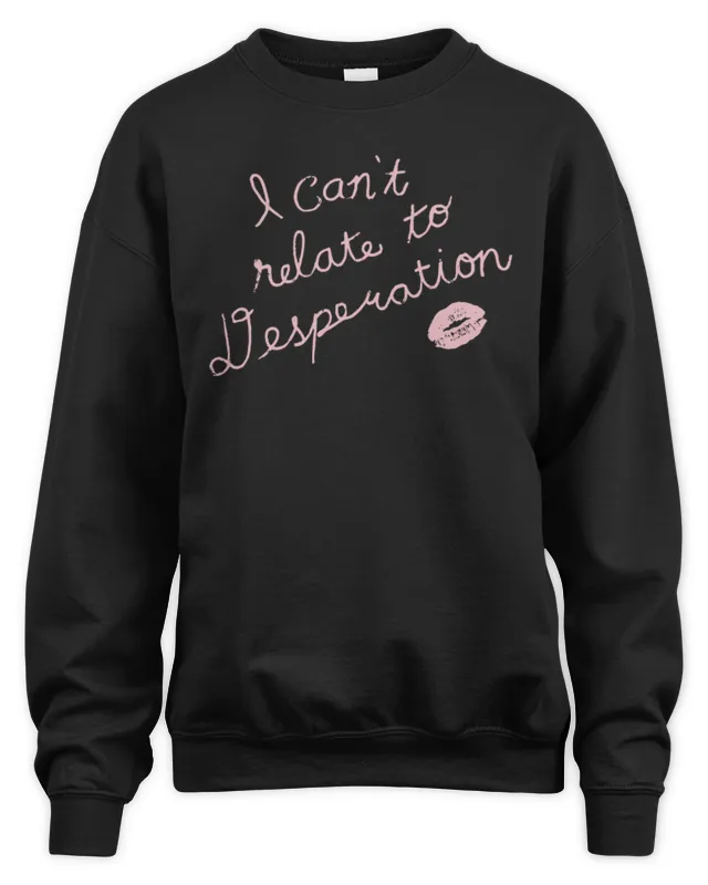 Sabrina Carpenter Merch Can'T Relate To Vesperation Sweatshirt
